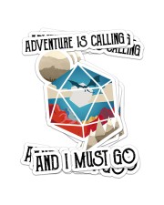 Adventure is Calling W Sticker - 4 pack (Vertical) front