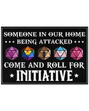 Come And Roll For Initiative Doormat 22.5" x 15" front