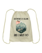 Adventure is Calling Bl Drawstring Bag tile