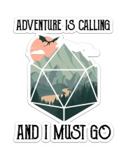 Adventure is Calling Bl Sticker tile
