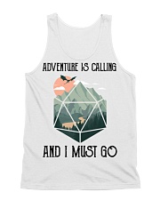 Adventure is Calling Bl All-Over Unisex Tank tile