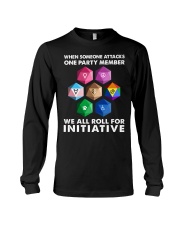 Roll For Initiative 7 BL D20 Long Sleeve Tee tile