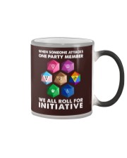 Roll For Initiative 7 BL D20 Color Changing Mug tile