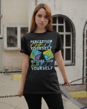 Perception Check Yourself Classic T-Shirt apparel-classic-tshirt-lifestyle-19