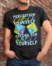 Perception Check Yourself Classic T-Shirt apparel-classic-tshirt-lifestyle-26