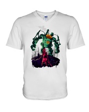 Facing The Bossbot V-Neck T-Shirt tile