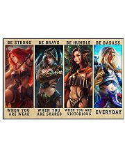 Party of Four Women Be Strong Horizontal Poster tile