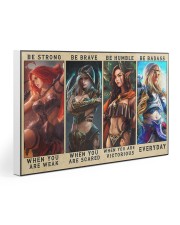 Party of Four Women Be Strong Gallery Wrapped Canvas Prints tile