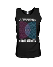 Stick and Stones May Break Your Bones Unisex Tank tile