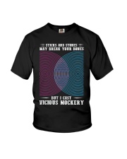 Stick and Stones May Break Your Bones Youth T-Shirt tile