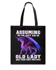 Assuming I'm Just An Old Lady Tote Bag tile