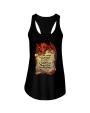 Do Not Meddle Ladies Flowy Tank tile