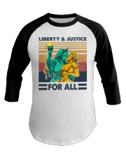 Liberty and Justice For All Baseball Tee tile