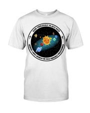 God Tirelessly Plays Dice Bl Premium Fit Mens Tee tile