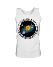 God Tirelessly Plays Dice Bl Unisex Tank tile