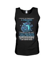 5 Signs I'm Probadly A Dragon Unisex Tank tile