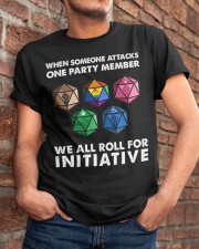 Roll For Initiative 10BL - BLM LGBT WR AR DIS Classic T-Shirt apparel-classic-tshirt-lifestyle-26