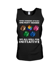 Roll For Initiative 10BL - BLM LGBT WR AR DIS Unisex Tank tile