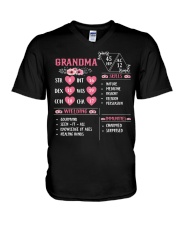 Grandma Dnd Character Sheet V-Neck T-Shirt tile
