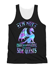 I'm Not Procrastinating I'm Doing Sidequest All-Over Unisex Tank tile
