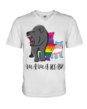 Mama Bear V-Neck T-Shirt tile