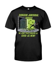 Dungeon Janitorial Service Classic T-Shirt front