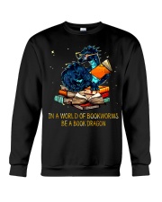 Be A Book Dragon Crewneck Sweatshirt tile