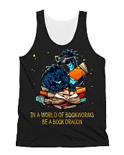 Be A Book Dragon All-Over Unisex Tank tile