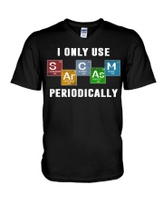 I Only Use Sarcasm Periodically V-Neck T-Shirt tile