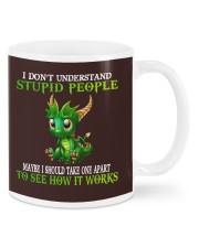 I Don't Understand Stupid People Mugs tile