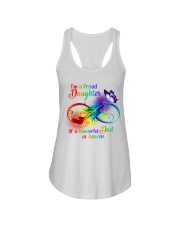 I'm a Proud Daughter of a Wondeful Dad Ladies Flowy Tank tile