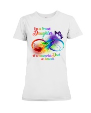 I'm a Proud Daughter of a Wondeful Dad Premium Fit Ladies Tee tile