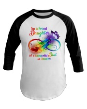 I'm a Proud Daughter of a Wondeful Dad Baseball Tee tile