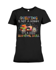 Quilting Is Not My Hobby Premium Fit Ladies Tee tile