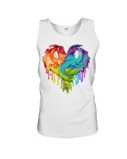 Pride Dragon Heart Unisex Tank tile