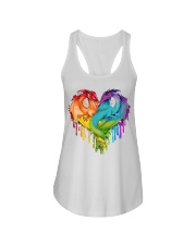 Pride Dragon Heart Ladies Flowy Tank tile