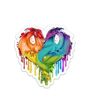 Pride Dragon Heart Sticker tile
