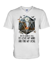 Into The Darkness I Roll V-Neck T-Shirt tile