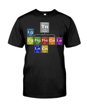 Periodic Table of Alignment Premium Fit Mens Tee tile