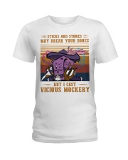 Sticks And Stones May Break Your Bones Bl Ladies T-Shirt tile