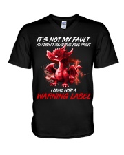 It's Not My Fault V-Neck T-Shirt tile