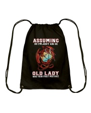 Assuming I'm Just An Old Lady 1 Drawstring Bag tile