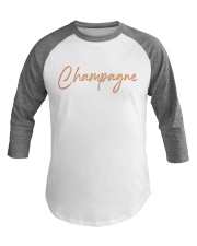 Champagne Campaign Baseball Tee front