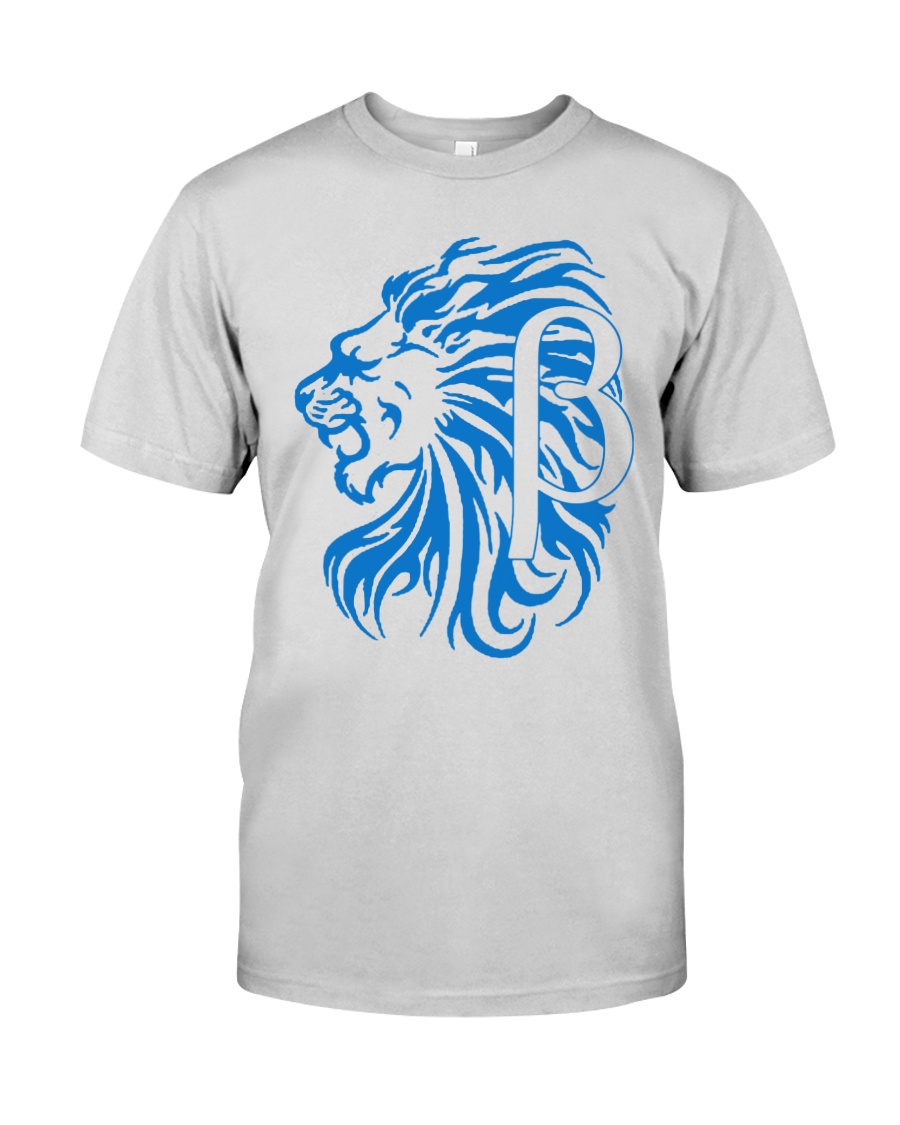 10k Lion Blue Premium Fit Mens Tee