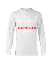 Proud Husband of an Electricican Est 2019 Long Sleeve Tee thumbnail