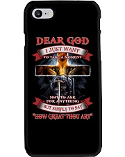 Dear God i Just want to say Phone Case thumbnail