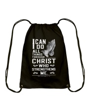 I can do all things Drawstring Bag thumbnail