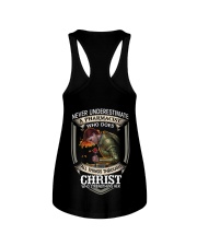 Never Underestimate A Pharmacist Ladies Flowy Tank thumbnail