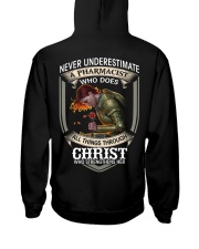 Never Underestimate A Pharmacist Hooded Sweatshirt thumbnail