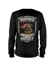 Never Underestimate A Pharmacist Long Sleeve Tee thumbnail